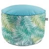 Rucomfy Tropical Leaf Pouffe -Home Comprehensive RRP34 SQ1 0000000047 GREEN SLs