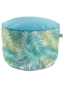 Rucomfy Tropical Leaf Pouffe