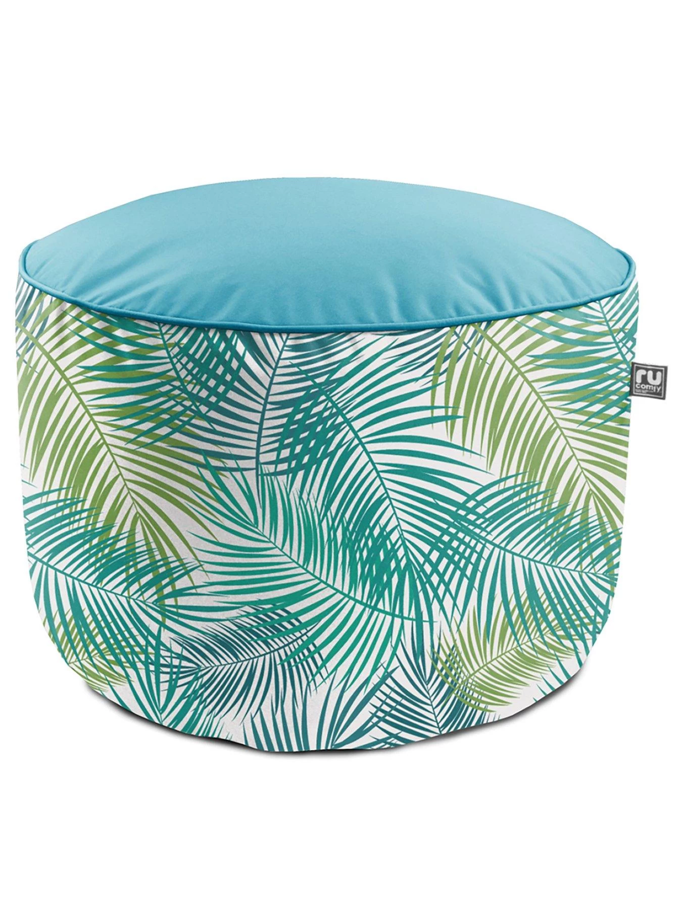 Rucomfy Tropical Leaf Pouffe 3 Rucomfy Tropical Leaf Pouffe