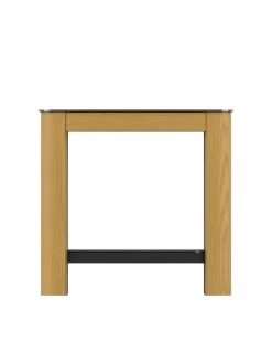 AVF Affinity Side Table - Oak/Black -Home Comprehensive RRQMH SQ4 0000004181 OAK BLACK SLd1