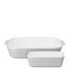 JAMES MARTIN BY DENBY James Martin Cook Set Of Two Rectangular Dishes  -Home Comprehensive RRWVC SQ1 0000000013 WHITE SLf