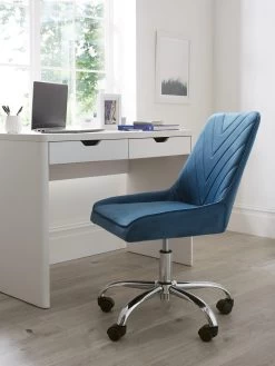 Very Home Blair Fabric Office Chair - Blue - FSC® Certified