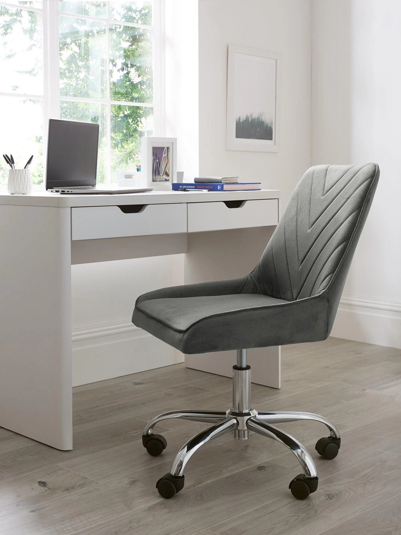 Very Home Blair Fabric Office Chair - Grey - FSC® Certified 3 Very Home Blair Fabric Office Chair - Grey - FSC® Certified