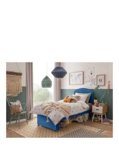 Silentnight Kids 600 Pocket Maxi Store Bright Velvet Divan Bed Set, Headboard Included