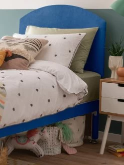 Silentnight Kids 600 Pocket Maxi Store Bright Velvet Divan Bed Set, Headboard Included 11 Silentnight Kids 600 Pocket Maxi Store Bright Velvet Divan Bed Set, Headboard Included -Home Comprehensive RUEGH SQ3 0000000020 BLUE SLd