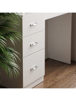 Vida Designs Riano Dressing Table - White -Home Comprehensive RVJ7M SQ5 0000000013 WHITE SLd1