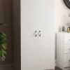 Vida Designs Riano 2 Door Wardrobe - White -Home Comprehensive RVKDY SQ1 0000000013 WHITE RSr