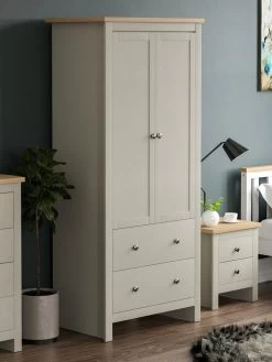 Vida Designs Arlington 2 Door, 2 Drawer Wardrobe - White