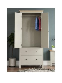 Vida Designs Arlington 2 Door, 2 Drawer Wardrobe - White 9 Vida Designs Arlington 2 Door, 2 Drawer Wardrobe - White -Home Comprehensive RVKE4 SQ3 0000000013 WHITE SLa