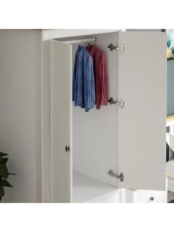 Vida Designs Arlington 2 Door, 2 Drawer Wardrobe - White 11 Vida Designs Arlington 2 Door, 2 Drawer Wardrobe - White -Home Comprehensive RVKE4 SQ6 0000000013 WHITE SLd1