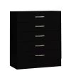 Vida Designs Riano 5 Drawer Chest 2 Vida Designs Riano 5 Drawer Chest -Home Comprehensive RVKED SQ1 0000000004 BLACK SLf
