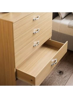 Vida Designs Hulio 5 Drawer Compact Chest - Pine 10 Vida Designs Hulio 5 Drawer Compact Chest - Pine -Home Comprehensive RVKEF SQ4 0000000144 PINE SLd