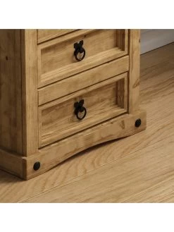 Vida Designs Corona 3 Drawer Bedside Chest 14 Vida Designs Corona 3 Drawer Bedside Chest -Home Comprehensive RVPCT SQ6 0000000006 OAK SLd2