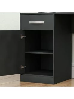 Vida Designs Hudson Computer Desk - Black -Home Comprehensive RVUL3 SQ5 0000000004 BLACK SLd1