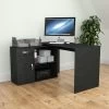 Vida Designs Longton Adjustable Computer Desk 2 Vida Designs Longton Adjustable Computer Desk -Home Comprehensive RVUNY SQ1 0000000004 BLACK RSr
