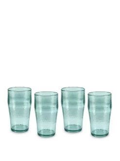 Tower Fresco Set Of 4 Acrylic Beer Glasses