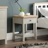 Vida Designs Arlington 1 Drawer Side Table - Grey 1 Vida Designs Arlington 1 Drawer Side Table - Grey -Home Comprehensive RWQ3C SQ1 0000000005 GREY SLf