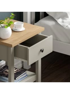 Vida Designs Arlington 1 Drawer Side Table - Grey 13 Vida Designs Arlington 1 Drawer Side Table - Grey -Home Comprehensive RWQ3C SQ5 0000000005 GREY SLd1