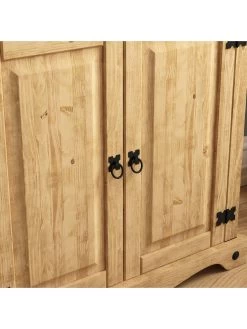 Vida Designs Corona Solid Pine 2 Door Bookcase 13 Vida Designs Corona Solid Pine 2 Door Bookcase -Home Comprehensive RWQ6A SQ6 0000000006 OAK SLd2