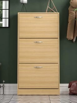 Vida Designs Shay 3 Drawer Shoe Cabinet