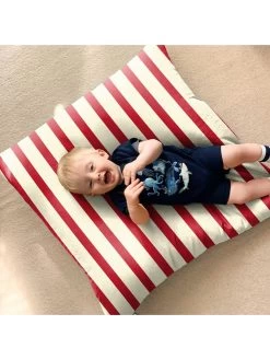 Rucomfy Nautical Striped Floor Cushion 8 Rucomfy Nautical Striped Floor Cushion -Home Comprehensive T4KU4 SQ3 0000000048 NAVY SLd