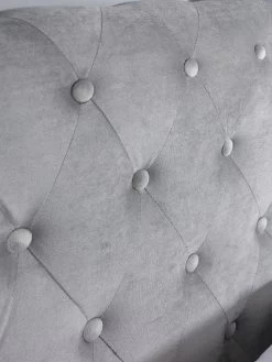 Aspire Chesterfield Fabric Storage Bed -Home Comprehensive T4QAJ SQ5 0000000005 GREY SLd2