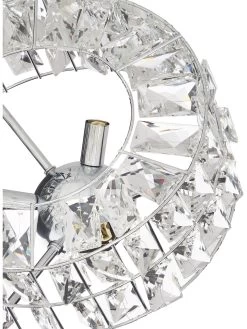 Very Home Rosas Glass Drum Ceiling Pendant 8 Very Home Rosas Glass Drum Ceiling Pendant -Home Comprehensive T6DRH SQ3 0000000139 CHROME SLd