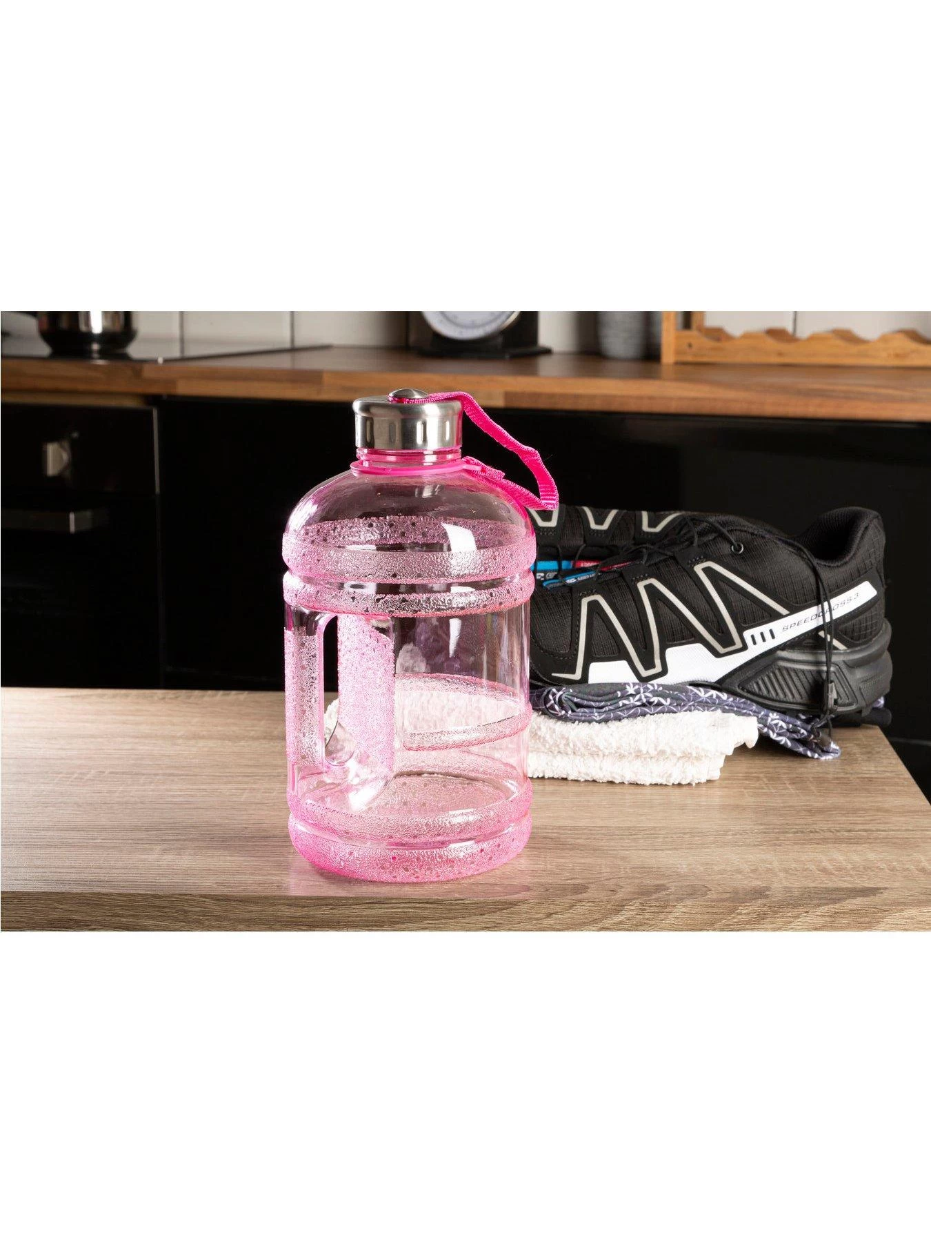 Premier Housewares 1.89-Litre Pink Sports Drinking Bottle 6 Premier Housewares 1.89-Litre Pink Sports Drinking Bottle - Image 4