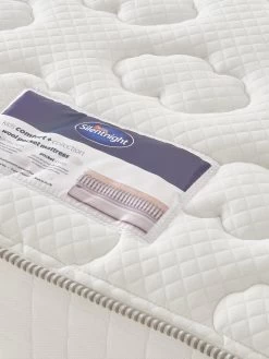Silentnight Kids Premium Comfort Natural 600 Pocket Mattress - Medium -Home Comprehensive TKC7G SQ7 0000000013 WHITE DGy