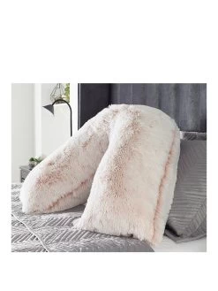 Very Home Everyday Shaggy V Shaped Pillow - Multi