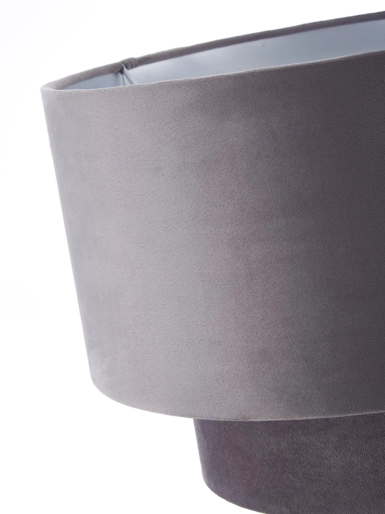 Very Home Tia Two Tiered Floor Lamp - Grey/Silver 7 Very Home Tia Two Tiered Floor Lamp - Grey/Silver - Image 5