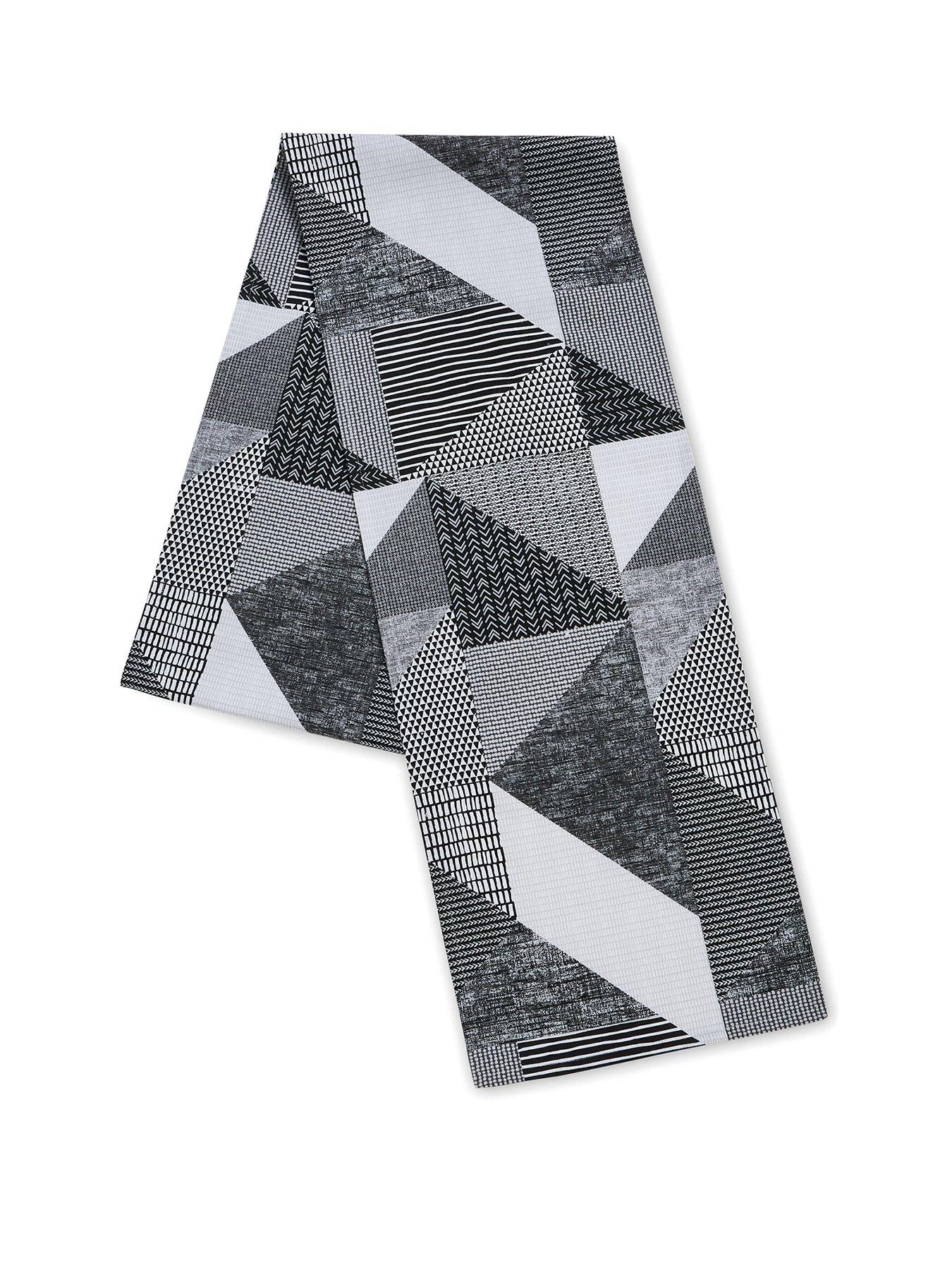 Catherine Lansfield Larrson Geo Grey Runner 3 Catherine Lansfield Larrson Geo Grey Runner