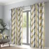 Fusion Magna Eyelet Lined Curtains 1 Fusion Magna Eyelet Lined Curtains -Home Comprehensive TLMCV SQ1 0000001323 OCHRE SLf