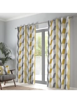 Fusion Magna Eyelet Lined Curtains