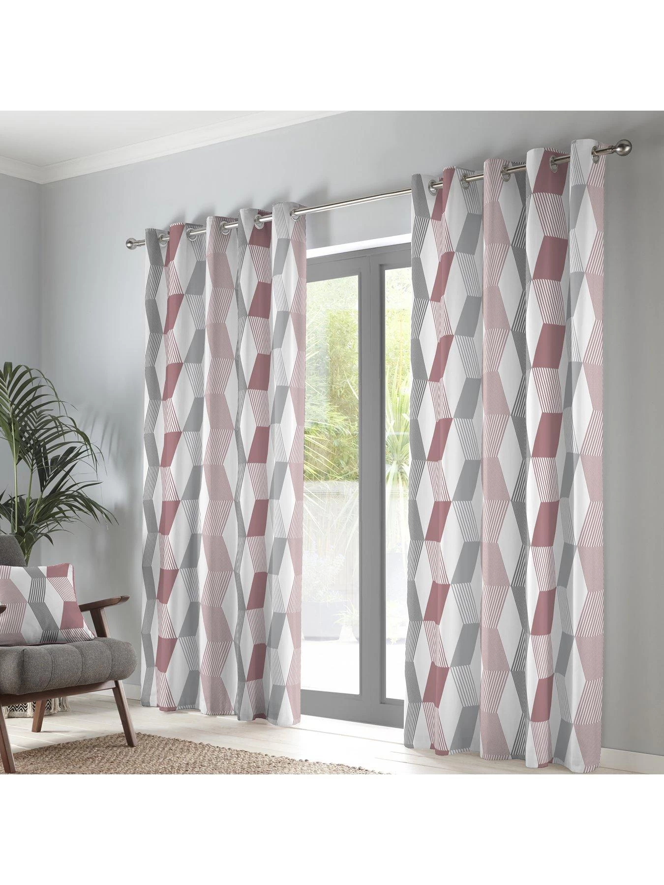 Fusion Magna Eyelet Lined Curtains 4 Fusion Magna Eyelet Lined Curtains - Image 2