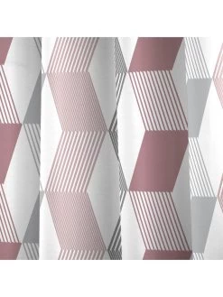 Fusion Magna Eyelet Lined Curtains 9 Fusion Magna Eyelet Lined Curtains -Home Comprehensive TLMCV SQ4 0000000591 BLUSH SLd2