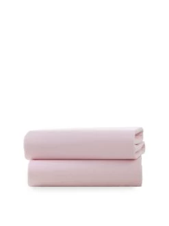 Clair De Lune Pack Of 2 Fitted Pram/Crib Sheets - Pink