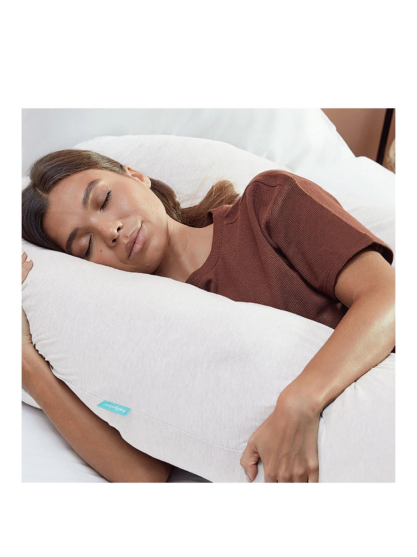 Kally Sleep U-shaped Pregnancy Pillow - White 4 Kally Sleep U-shaped Pregnancy Pillow - White - Image 2