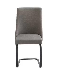 Very Home Alanna Pair Of Dining Chairs - Charcoal