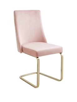 Very Home Alanna 130 Cm Glass Top Round Dining Table + 6 Chairs - Pink 9 Very Home Alanna 130 Cm Glass Top Round Dining Table + 6 Chairs - Pink -Home Comprehensive TQYUA SQ3 0000000063 PINK SLf