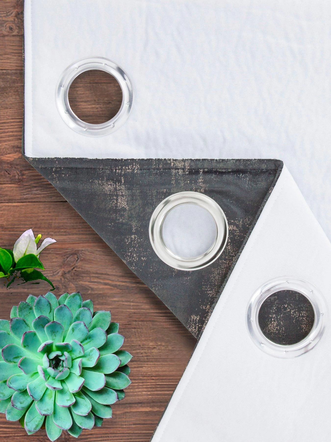 Very Home Venice Therma Lined Eyelet Curtains 4 Very Home Venice Therma Lined Eyelet Curtains - Image 2