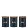 Typhoon Otto Navy Tea, Coffee And Sugar Storage Canisters 1 Typhoon Otto Navy Tea, Coffee And Sugar Storage Canisters -Home Comprehensive TTE9K SQ1 0000000048 NAVY SLf