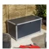 Rowlinson Airevale 4x2 ft Cushion Box Garden Storage - Dark Grey 2 Rowlinson Airevale 4x2 ft Cushion Box Garden Storage - Dark Grey -Home Comprehensive TVN4G SQ1 0000000088 NO COLOR SLf