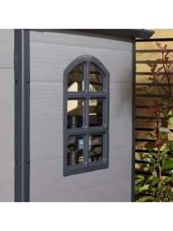 Rowlinson Airevale 4 X 3ft Apex Plastic Shed - Light Grey -Home Comprehensive TVNGF SQ3 0000000088 NO COLOR SLd1