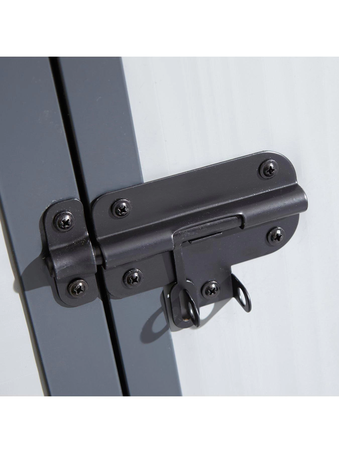 Rowlinson Airevale 4 X 6ft Apex Plastic Shed - Light Grey 7 Rowlinson Airevale 4 X 6ft Apex Plastic Shed - Light Grey - Image 5