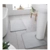 Catherine Lansfield Anti-Bacterial Memory Foam Bath And Pedestal Mat Set 1 Catherine Lansfield Anti-Bacterial Memory Foam Bath And Pedestal Mat Set -Home Comprehensive TY67F SQ1 0000000215 LIGHT GREY SLf