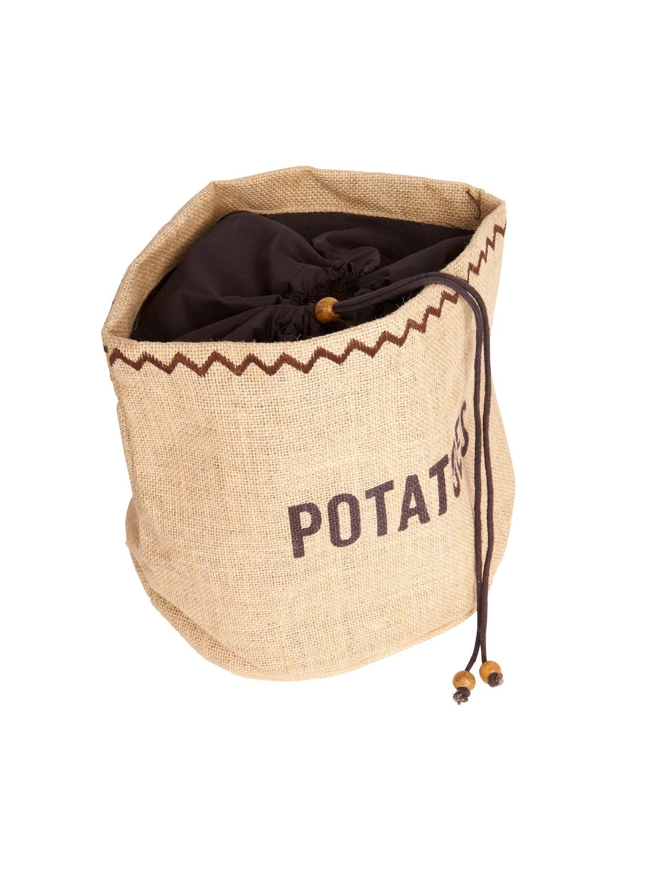 Natural Elements Hessian Potato Preserving Bag With Blackout Lining, Tagged 4 Natural Elements Hessian Potato Preserving Bag With Blackout Lining, Tagged - Image 2