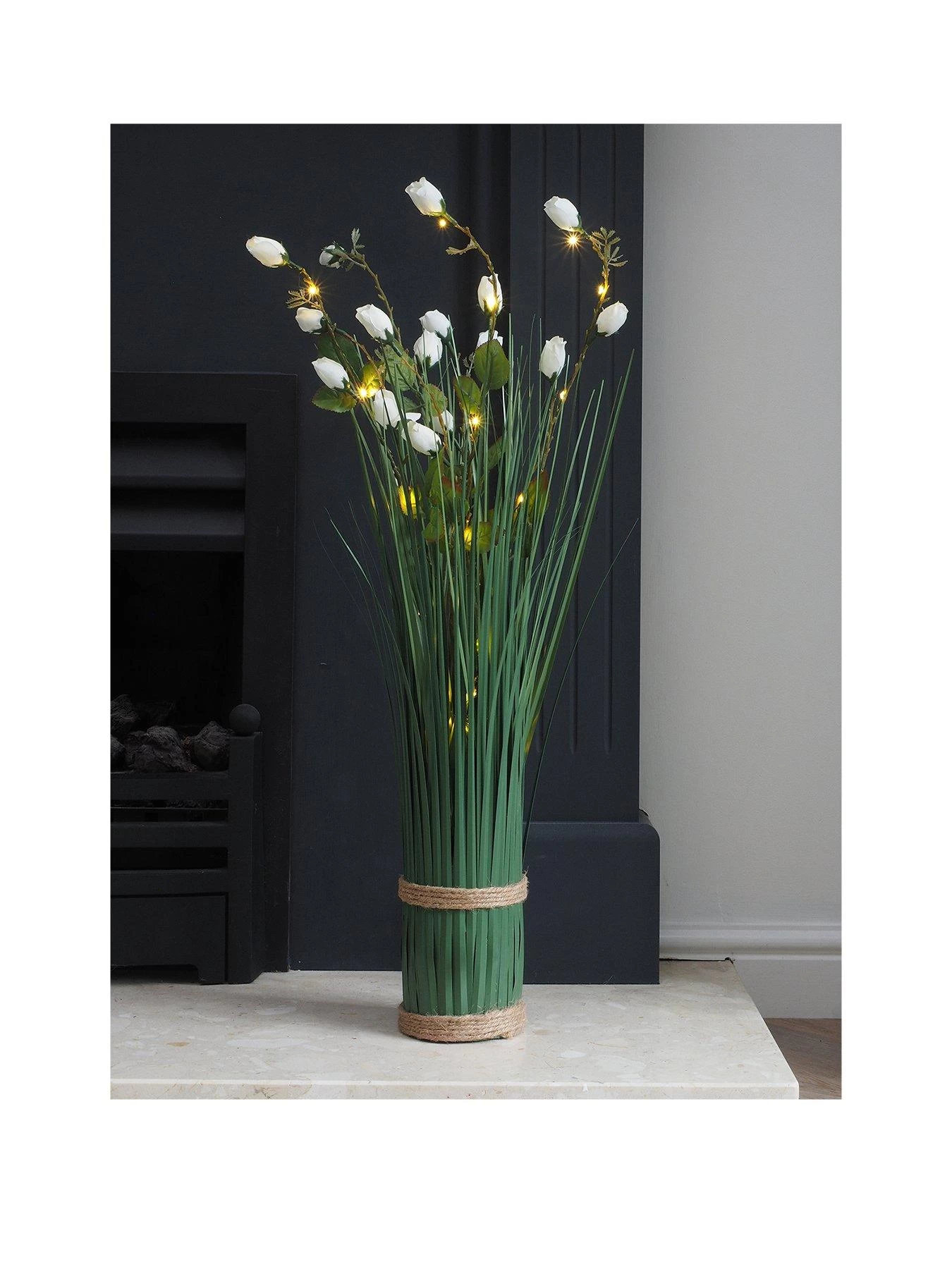 Faux Décor By Smart Garden Products In-lit Artificial Bouquet Sweetheart Rose 3 Faux Décor By Smart Garden Products In-lit Artificial Bouquet Sweetheart Rose