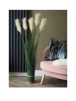Faux Décor By Smart Garden Products Large White Pampas Faux Bouquet