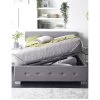 Aspire Linen Side Opening Ottoman Bed 1 Aspire Linen Side Opening Ottoman Bed -Home Comprehensive U4A7X SQ1 0000016413 GREY LINEN SLa